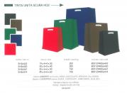 SHOPPER PLASTICA PEHD 60my FLORIO 45x6+6x60 TINTA UNITA SCURA (150PZ)