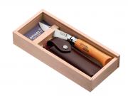 Opinel TRADIZIONE N?08 CARBONIO C/FODERO C/BOX