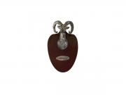 Muela Silverware MOUFLON HEAD ON WOODEN TABLET cm 5x7