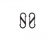 Niteize S-BINER DUAL CARABINER #1 2PZ SS Black SB1-2PK-01