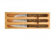 Pikas Z?PPKEN STYLE SET 3PZ C/CUSTODIA LEGNO Walnut Mosaik