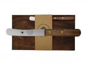 Pikas SET TAGLIERE + COLTELLO HUMPBACK SEGHETTATO Walnut
