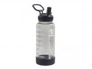 Takeya TRITAN STRAW MOTIVATIONAL BOTTLE 32oz / 950ml Stormy Black (52539)