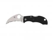 Spyderco MANBUG FRN BLACK HAWKBILL SERRATED MBKHBS