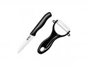 Samura INCA CERAMICA NERO SET 2 PZ (SPELUCCHINO - PELAPATATE) SIN-011BL