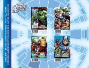 AAV05 - B.C. C/SEGNALIBRO LENTIC 3D AVENGERS (12PZ)