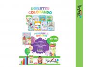KIT 8 LIBRI DA COLORARE + 2 CF. PENNARELLI OMAGGIO - 20AB24