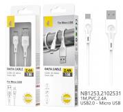 ONE PLUS CAVO MICRO USB for ANDROID BIANCO
