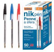 PENNA A SFERA ROSSA CON CAPPUCCIO (50PZ) 20NIK097