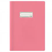 COPERTINA COPRI MAXI FAVORIT COLIBRI 180 Micron ROSA LACCATO CON ALETTE E SEGNA NOME A4 - 21x29,7 cm