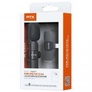 MOVTEK MINI MICROFONO LAVALIER WIRELESS NERO CON CONNETTORE LIGHTNING - TR9207