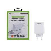 TEKMEE CARICATORE DA MURO FAST CHARGER 65W BIANCO - 40430136