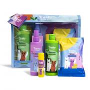Tresky & Friends Gift Set 4 Pezzi per Cani - Shampoo 300 ml, Profumo 200 ml, Balsamo 15 g e 20 Salviette Igienizzanti