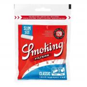 C00014007
FILTRI SMOKING BUSTA 6x15mm lisci (30 buste x 120 filtri)
