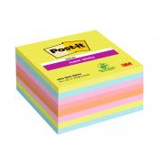 Cf. 8pz blocco 450fg. Post-it  Super Sticky 76x76mm 654-8SSRBW colori assortiti
