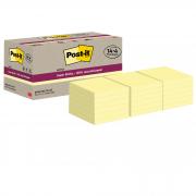 Cf. 14+4pz blocco 70fg Post-it SuperSticky Green 76x76mm 654R-SSCY14+4 giallo