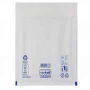 10 Buste imbottite Sacboll in carta bianca C 17X27cm BLASETTI