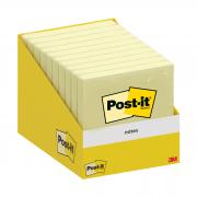 Cf. 10 blocchetti c/film 100fg Post-it  Notes 6820-CY-W10 76x76mm giallo canary