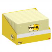 Cf.10 blocchetti c/film 100fg Post-it  Notes 6830-CY-W10 76x127mm giallo canary