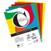 Risma 100 fg Cromatica 160gr A4 colori assortiti forti CWR