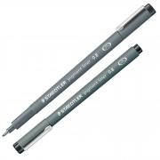 10 Pennarelli Pigment Liner 308 nero 0,8mm Staedtler