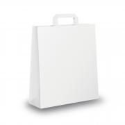BLISTER 25 SHOPPERS 45X15X50CM BIANCO NEUTRO PIATTINA