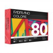 FabrianoColore A4 80GR 500FG COL.FORTI ROSSO