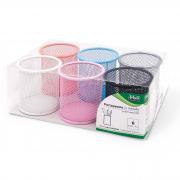 SET 6 BICCHIERI PORTAPENNE IN RETE COLORATA ART.1226