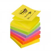 BLOCCO Post-it  Super Sticky Z-Notes 76x76mm 100fg R330-NR NEON