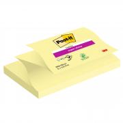 BLOCCO 90foglietti Post-it  Super Sticky Z-Notes Canary76x127mm R350-123SS-CY