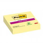 BLOCCO 90foglietti Post-it  Super Sticky Giallo Canary 47,6x47,6mm 622-12SS-CY