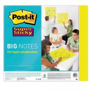 Blocco 30 fogli Post-it  Super Sticky 279x279mm Big Notes Giallo BN11-EU