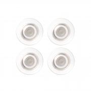 Blister 4 Magneti extra-forti trasparenti D32mm Nobo