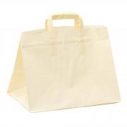 Scatola 200 Shoppers carta craft 32x22x24CM FLAT XLARGE bianco