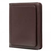 Portablocco Office ecopelle c/zip dim. 26x34x4cm marrone INTEMPO