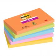 Cf. 5pz blocco 90fg. Post-it  Super Sticky 76x127mm 655-5SS- BOOS Boost