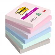 Cf. 6pz blocco 90foglietti Post-it  Super Sticky 76x76mm 654-6SS-SOUL Soulful