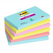 Cf. 6pz blocco 90foglietti Post-it  Super Sticky 76x127mm 655-6SS-COS Cosmic
