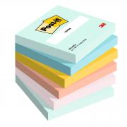 Cf. 6pz blocco 100fg. Post-it  Super Sticky 76x76mm 654-BEA Beachside