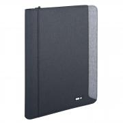 Portablocco Dual tessuto tecnico f.to A4 nero/grigio City Time