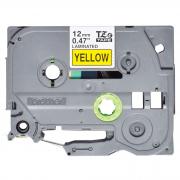 Brother Nastro laminato Nero/Giallo 12mm x 4 - TZE631S