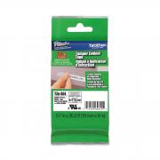 NASTRO DI SICUREZZA TZE-SE4 18MMx8MT NERO/BIANCO