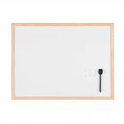 Lavagna bianca magnetica 45x60cm cornice legno Starline