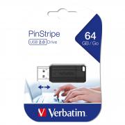 MEMORIE USB STORE \'N\' GO PINSTRIPE NERO DA 64GB