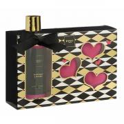 CONFEZIONE REGALO EMANUELA BIFFOLI DAMIER - BAGNO CREMA 195 ml + SAPONE EFFERVESCENTE 3x30gr  AL PROFUMO DI FRUTTI ROSSI E VANIGLIA - 90918