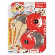 Set Scuola di Cucina con Pentolini e Utensili - 11509