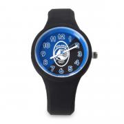 Orologio Atalanta Unisex Bambini ONE KID in Silicone Azzuro e Nero al Quarzo Cassa 34 mm P-AN480KN2