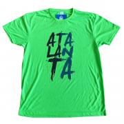 MAGLIETTA IN COTONE ATALANTA B.C. VERDE FLUO