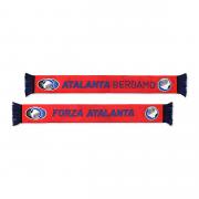 SCIARPA ATALANTA IN POLIESTERE ROSSA  STAMPATA