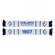 SCIARPA ATALANTA IN POLIESTERE BIANCA STAMPATA